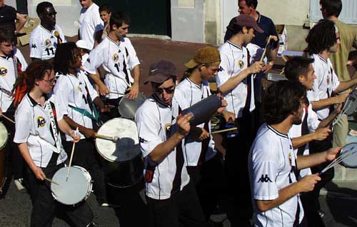 bateria na rua