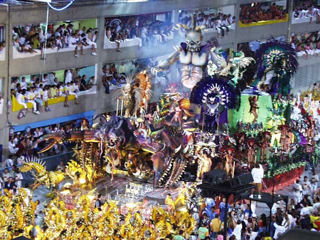 Beija Flor de Nilópolis, défilé carnaval de Rio 2003, photo 6