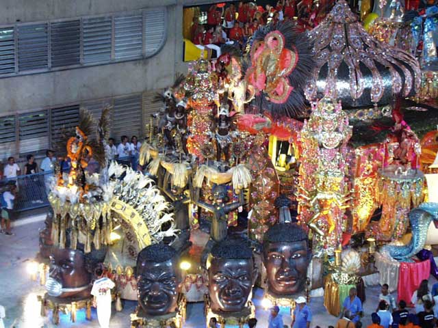 Beija Flor de Nilópolis, défilé carnaval de Rio 2003, photo 7